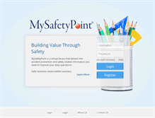 Tablet Screenshot of mysafetypoint.com